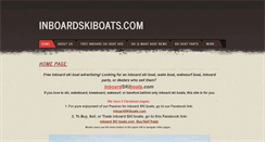 Desktop Screenshot of inboardskiboats.com